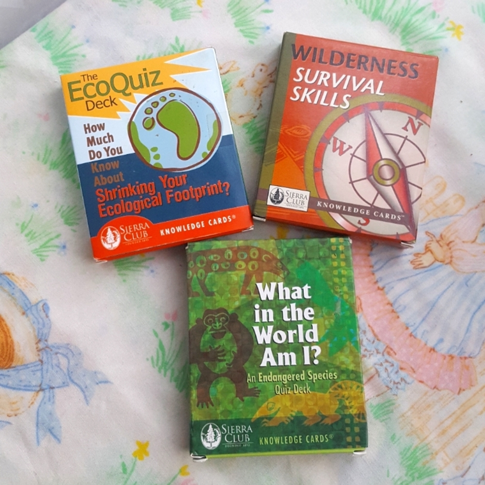 Sierra Club Knowledge Quiz Cards